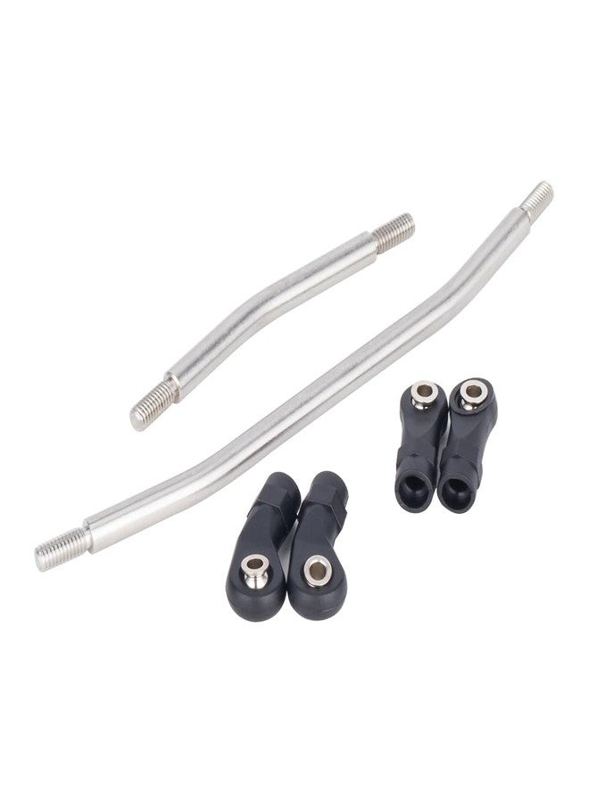 RCJUMPANT scx10 Links,10Pcs Stainless Steel Links Rod Set with Ball End 313/324mm Wheelbase for 1/10 RC Crawler Car Axial SCX10 TRX4 Upgrade Parts (313mm) - Image 5